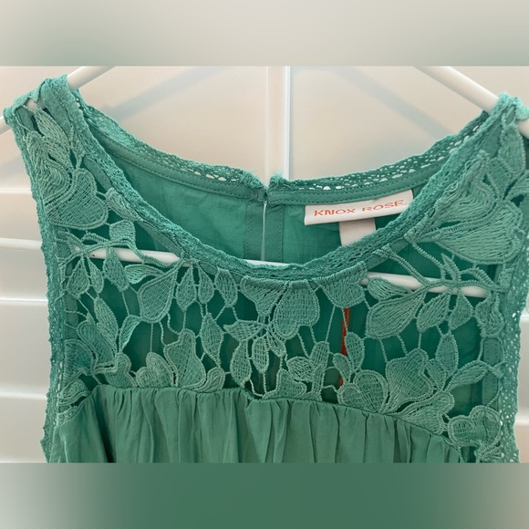 NWT Knox Rose sleeveless blouse, color Batik Green, size Small - Picture 7 of 12